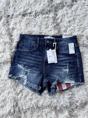 KANCAN | High Rise Denim Shorts, Sz 26